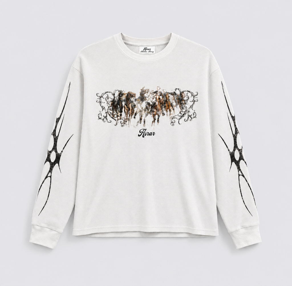SAMT WAFFLE KNIT - IVORY