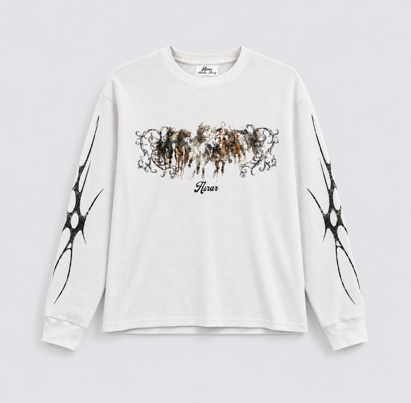 SAMT WAFFLE KNIT - IVORY