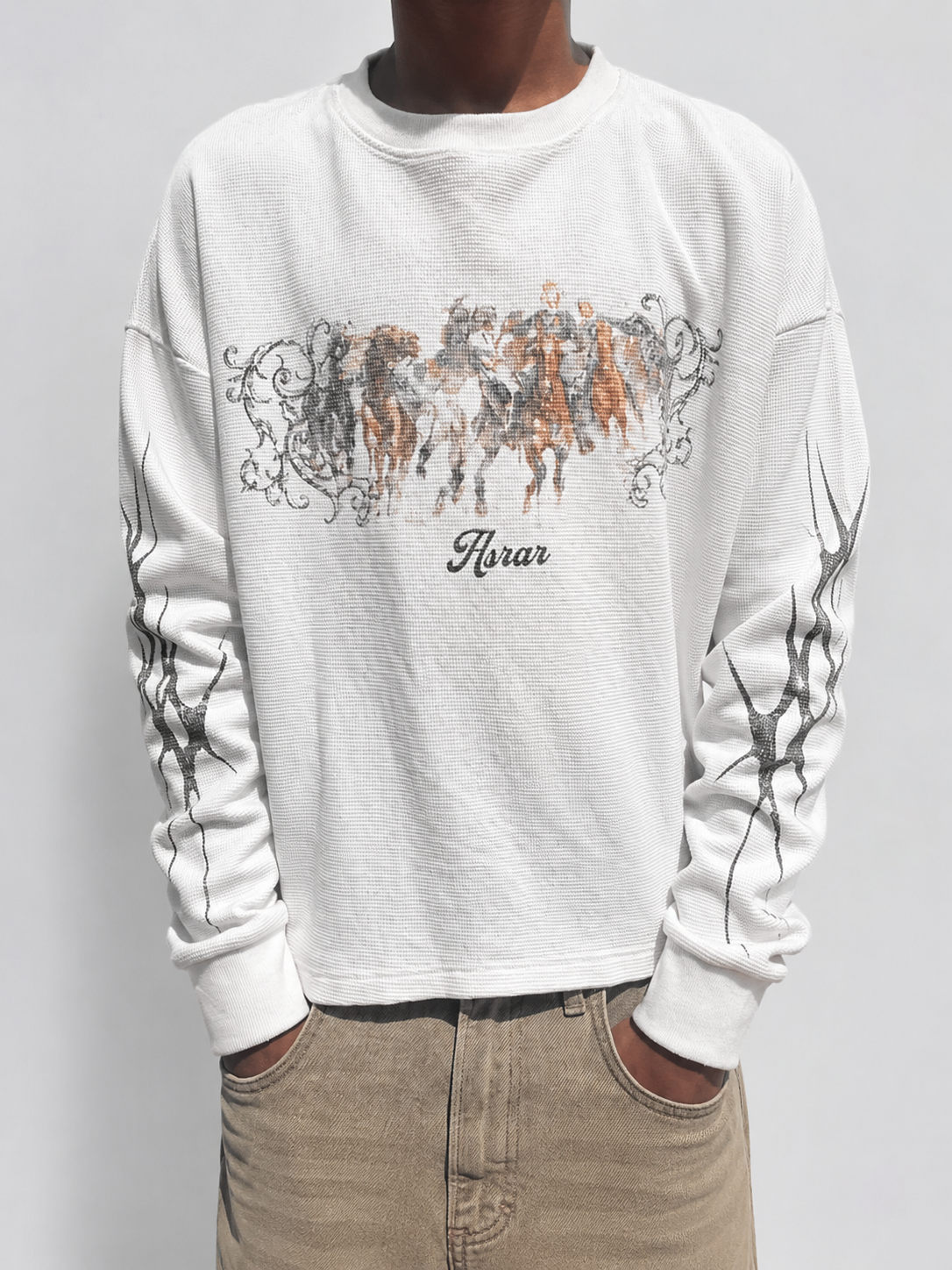 SAMT WAFFLE KNIT - IVORY