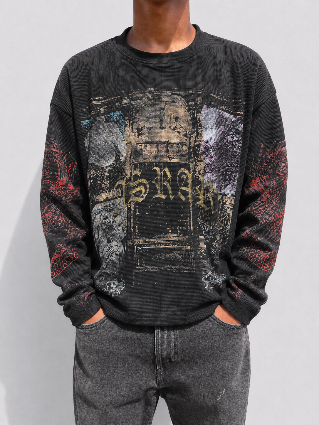 DRAGON WAFFLE KNIT