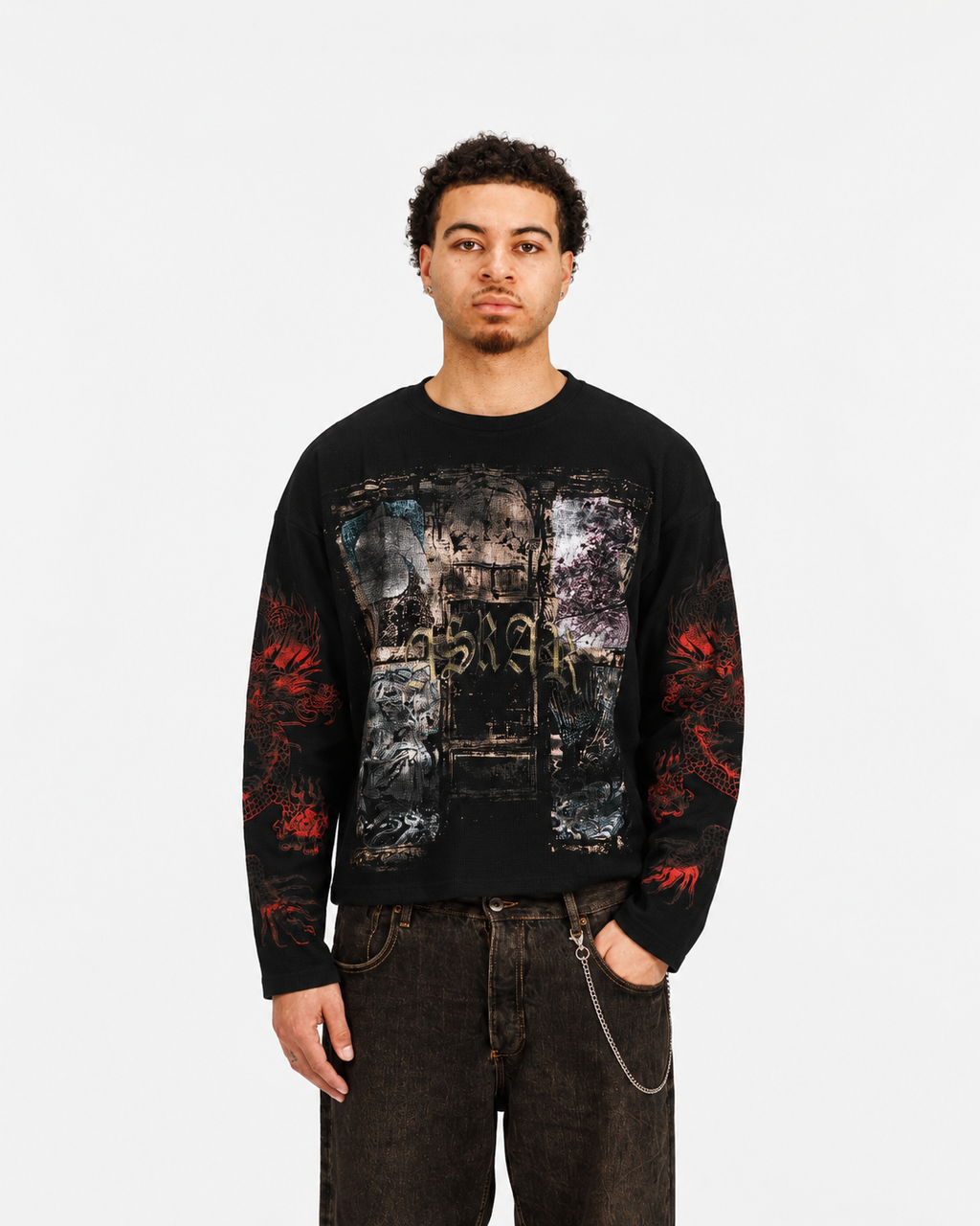 DRAGON WAFFLE KNIT