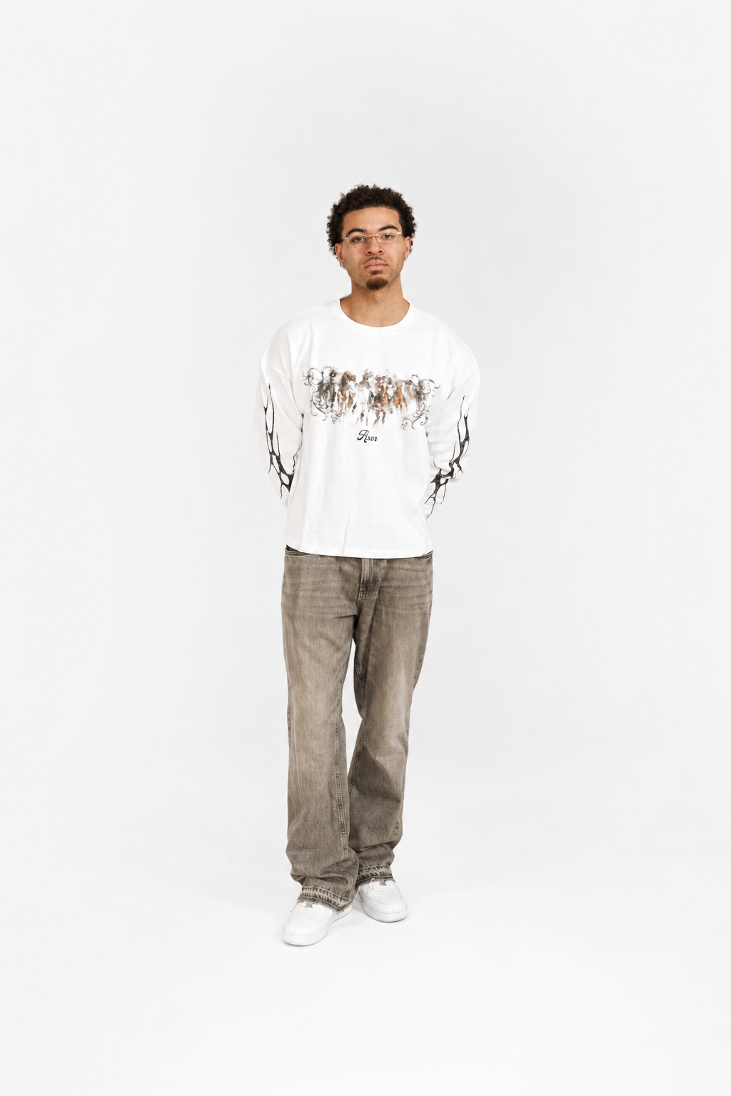 SAMT WAFFLE KNIT - IVORY