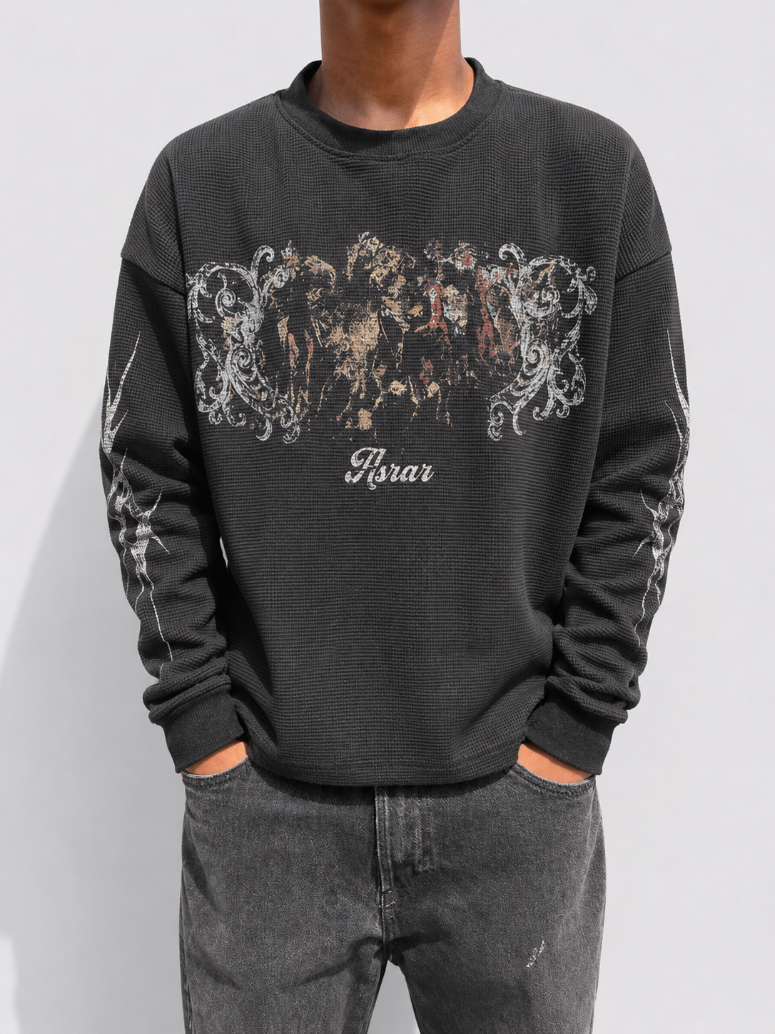 SAMT WAFFLE KINT - ONYX